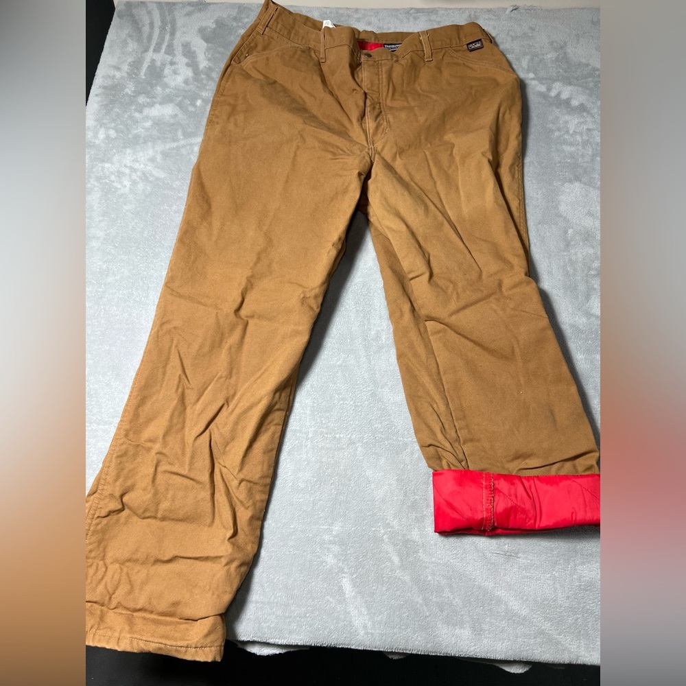 Vintage Walls Blizzard Pruf Pants Mens 42 Tall Quilted Insulated Canvas Work USA
